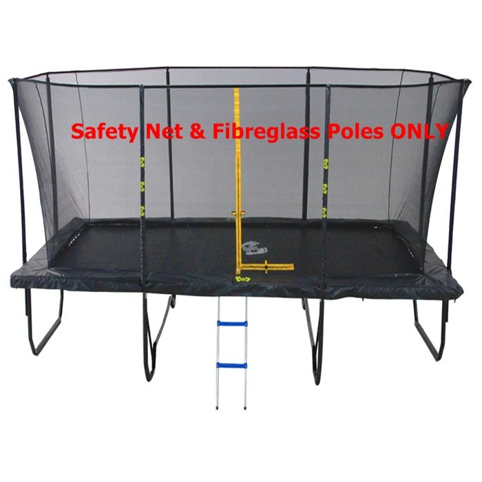 10 x 17ft Replacement Net Black Big Air Trampolines